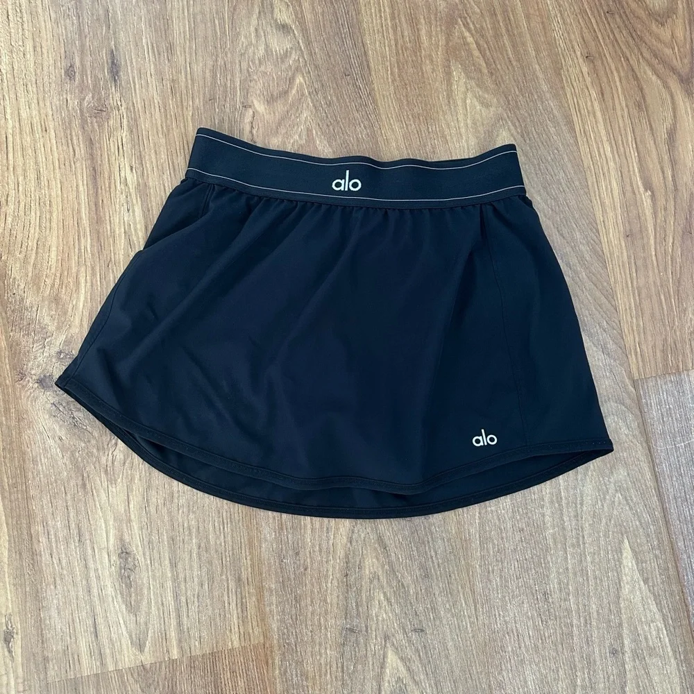 ALO Yoga Black Mini Skirt